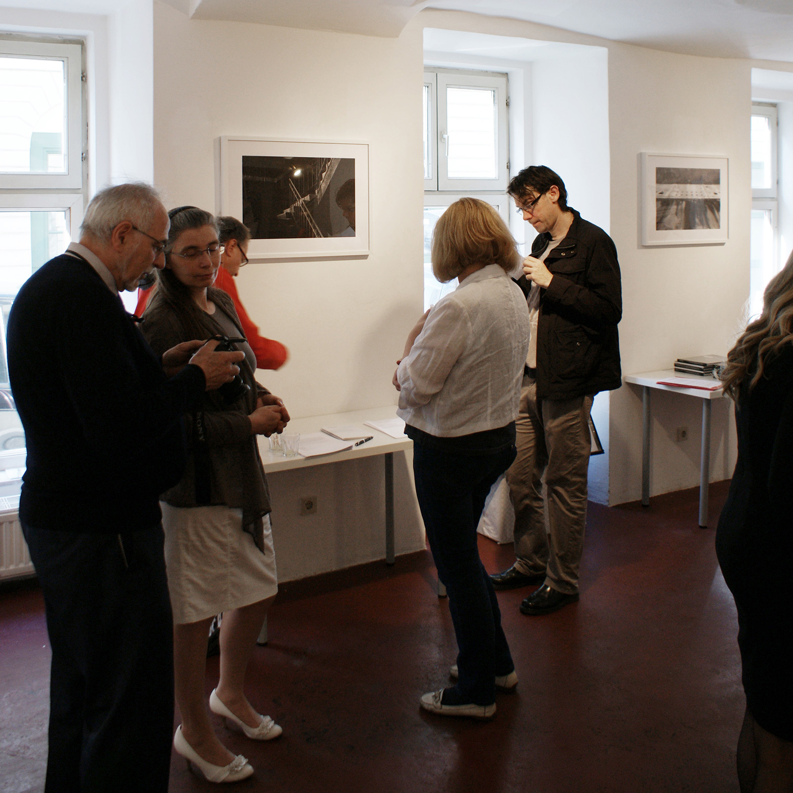 Gerhard Rihl: Ausstellung "Wiener Streifzüge – ein Prozess", Vernissage