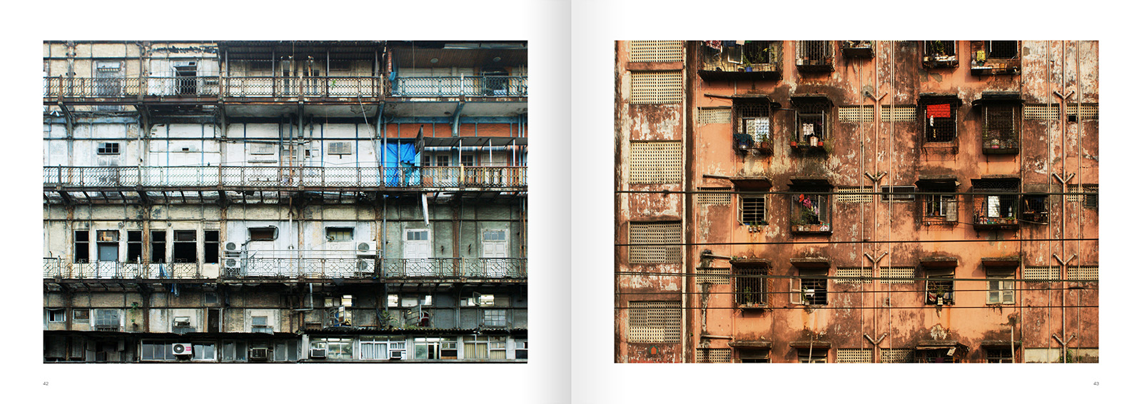 Gerhard Rihl: Buch "New York · Mumbai" – Doppelseite "Serie B", B.C, B.D