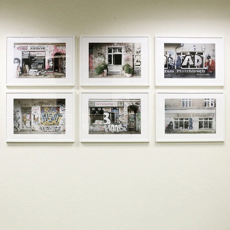 Gerhard Rihl: Ausstellung "Berlin Store Fronts" – Teile der Serie "Friedrichshain"