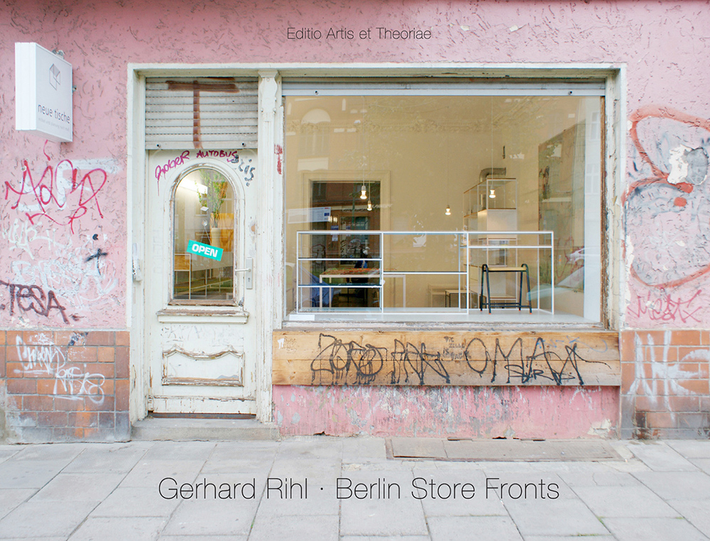 Gerhard Rihl: Buch "Berlin Store Fronts" – Coverseite
